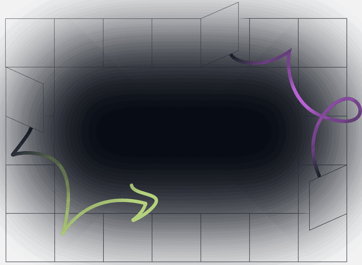 Our mindset section background with innovation themes