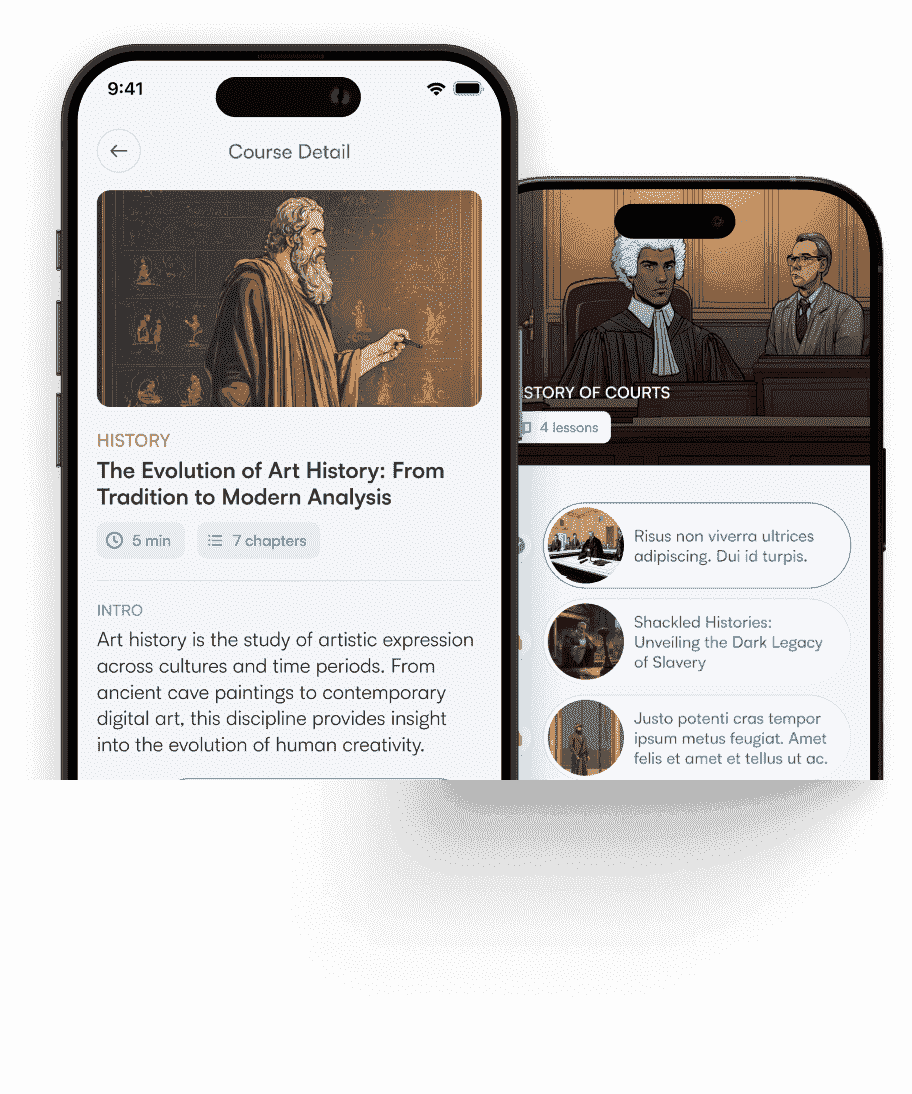Nerdy app running on multiple devices showcasing features
